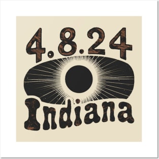 Solar eclipse apparel Indiana Posters and Art